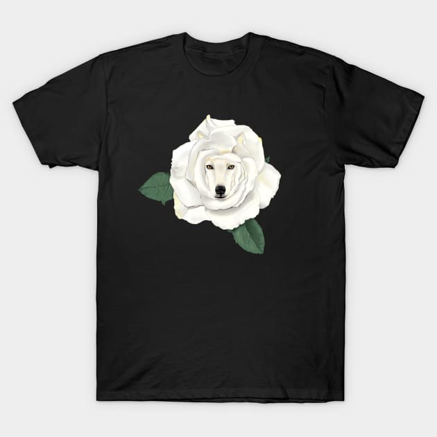 Canis Rosa T-Shirt by NKA1138